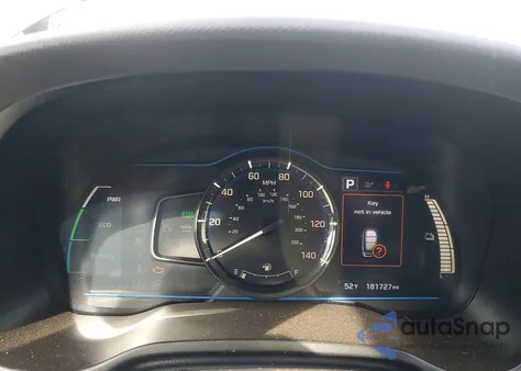 2019 Hyundai Ioniq Hybrid Blue z USA, uszkodzony, nr VIN KMHC65LCXKU115159